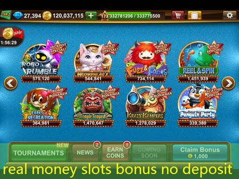 real money slots bonus no deposit real money slots bonus no deposit